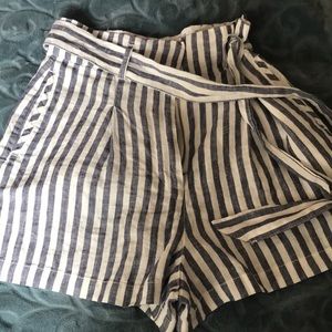Cynthia Rowley stripe line shorts